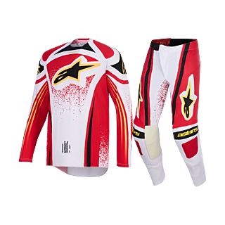 Alpinestars Crosskleding 2026 Techstar Nomur - Licht Grijs / Rood / Zwart
