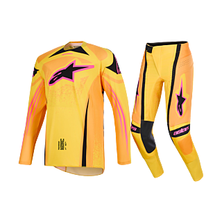 Alpinestars Crosskleding 2026 Techstar Nomur - Oranje / Geel / Roze