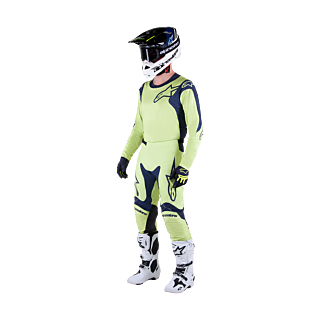 Alpinestars Crosskleding Racer Hoen - Night Navy / Fluo Groen