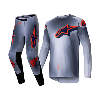 Alpinestars Crosskleding Supertech Lipan - Grijs / Fluo Oranje
