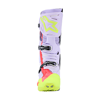 Alpinestars Crosslaarzen Tech 10 Supervented - Paars/ Fluo Geel / Diva / Roze