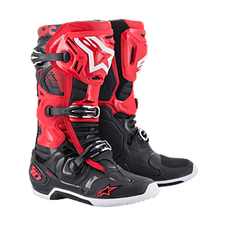 Alpinestars Crosslaarzen Tech 10 - Zwart / Wit / Rood