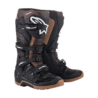 Alpinestars Crosslaarzen Tech 7 Enduro - Zwart / Donker Bruin