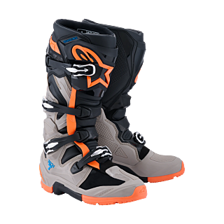 Alpinestars Crosslaarzen Tech 7 Enduro - Zwart / Grijs / Fluo Oranje