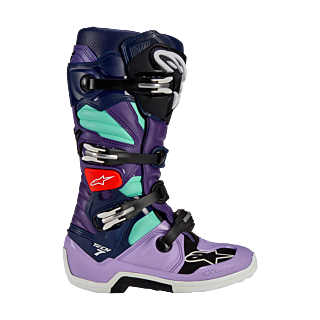 Alpinestars Crosslaarzen Tech 7 LE Imperial - Paars / Blauw / Zwart