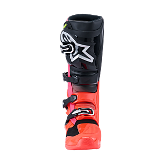 Alpinestars Crosslaarzen Tech 7 - Zwart / Fluo Rood / Fluo Roze