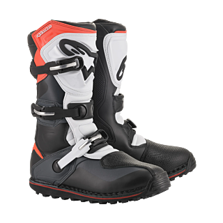 Alpinestars Crosslaarzen Tech-T - Zwart / Grijs / Fluo Rood