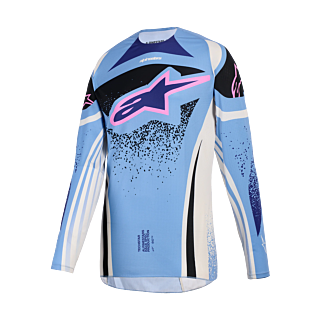 Alpinestars Dames Crosskleding 2026 Techstar Nomur - Licht Blauw / Off Wit / Zwart
