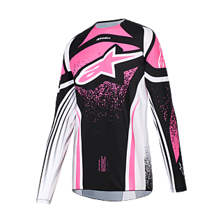 Alpinestars Dames Crosskleding 2026 Techstar Nomur - Zwart / Wit / Fuchsia