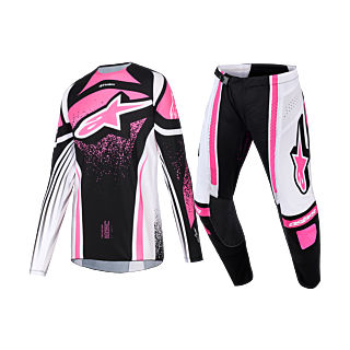 Alpinestars Dames Crosskleding 2026 Techstar Nomur - Zwart / Wit / Fuchsia