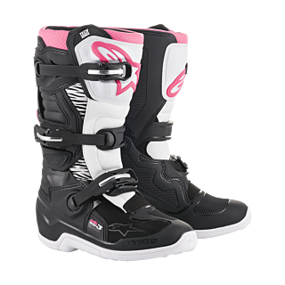 Alpinestars Dames Crosslaarzen Tech 3 Stella - Zwart / Wit / Roze