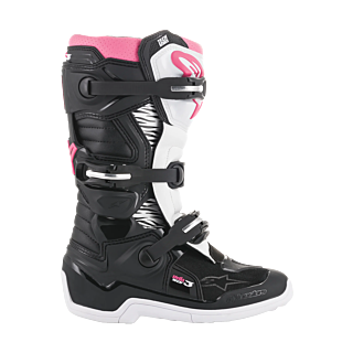 Alpinestars Dames Crosslaarzen Tech 3 Stella - Zwart / Wit / Roze
