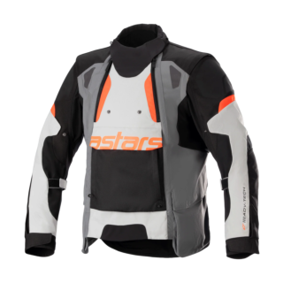 Alpinestars Enduro Jas Halo Drystar - Donker Grijs / Ice Grijs / Zwart