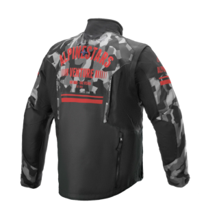 Alpinestars Enduro Jas Venture R - Grijs Camo / Fluo Rood