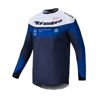 Alpinestars Enduro Shirt Pro-Dura - Navy / Blauw / Wit