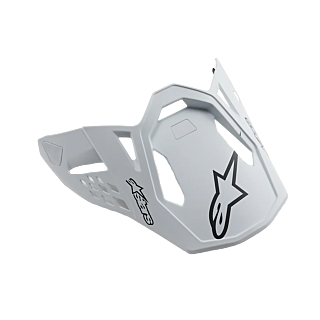 Alpinestars Helmklep S-M10 22.05 Dyno - Mat Wit