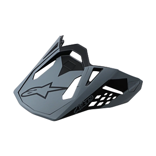Alpinestars Helmklep S-M10 22.05 Meta - Mat Zwart / Grijs