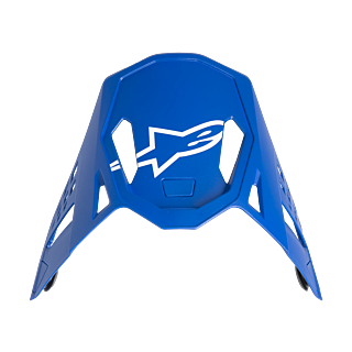 Alpinestars Helmklep S-M10 Flood - Met Blauw / Zwart / Carbon