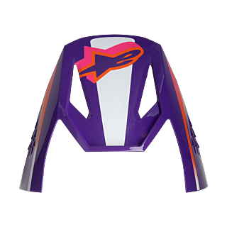 Alpinestars Helmklep S-M3 Heat - Wit / Paars / Roze