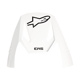 Alpinestars Helmklep S-M3 Solid - Glans Wit