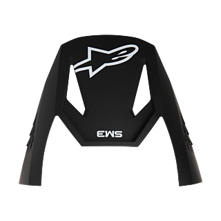 Alpinestars Helmklep S-M3 Solid - Mat Zwart