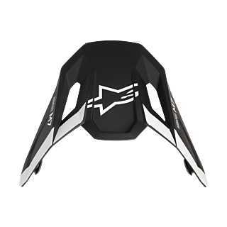 Alpinestars Helmklep S-M7 Dasher - Zwart / Wit