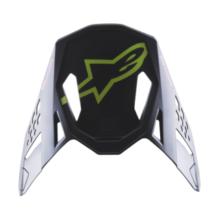 Alpinestars Helmklep S-M8 22.05 Echo - Zwart / Blauw / Fluo Geel