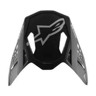 Alpinestars Helmklep S-M8 22.05 Echo - Zwart / Grijs / Fluo Rood