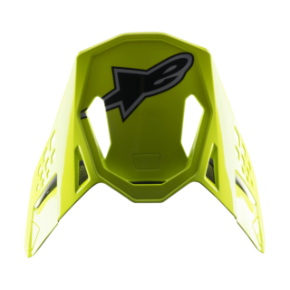 Alpinestars Helmklep S-M8 22.05 Factory - Zwart / Geel / Blauw