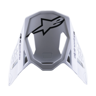 Alpinestars Helmklep S-M8 Radium 2 - Zwart / Wit