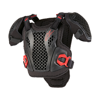 Alpinestars Kinder Bodyprotector Bionic Action - Zwart / Rood