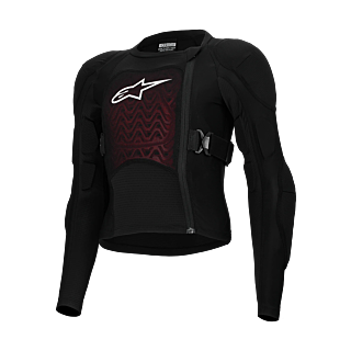 Alpinestars Kinder Bodyprotector Vest Zacht Bionic Plasma LT - Zwart / Wit