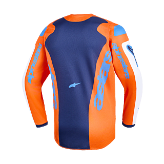 Alpinestars Kinder Cross Shirt 2026 Fluid Grid - Oranje / Ucla / Blauw
