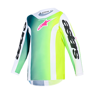 Alpinestars Kinder Crosskleding 2026 Fluid Portl - Groen / Wit / Zwart