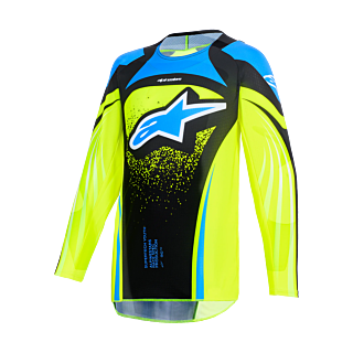 Alpinestars Kinder Crosskleding 2026 Supertech Nomur - Donker Navy / Fluo Geel / Ucla / Blauw