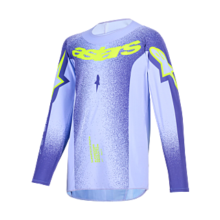 Alpinestars Kinder Crosskleding 2026 Supertech Scenz - Paars / Fluo Geel