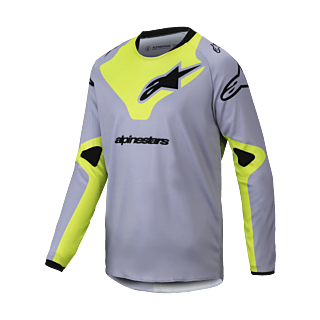 Alpinestars Kinder Crosskleding Racer Veil - Grijs / Fluo Geel