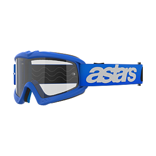 Alpinestars Kinder Crossbril Vision Blaze - Blauw - Clear Lens