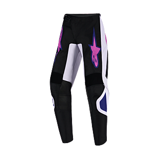 Alpinestars Kinder Crossbroek 2026 Fluid Grid - Zwart / Licht Grijs / Paars