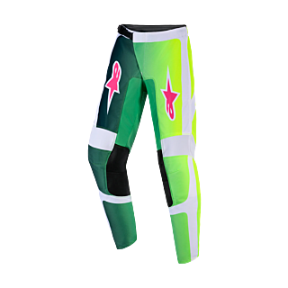 Alpinestars Kinder Crossbroek 2026 Fluid Portl - Groen / Wit / Zwart