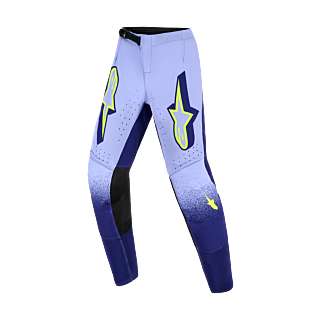 Alpinestars Kinder Crossbroek 2026 Supertech Scenz - Paars / Fluo Geel