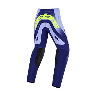 Alpinestars Kinder Crossbroek 2026 Supertech Scenz - Paars / Fluo Geel