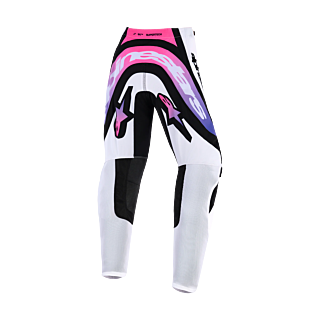 Alpinestars Kinder Crossbroek 2026 Supertech Vista - Wit / Paars / Zwart