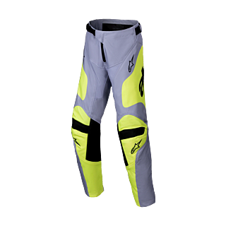 Alpinestars Kinder Crossbroek Racer Veil - Grijs / Fluo Geel