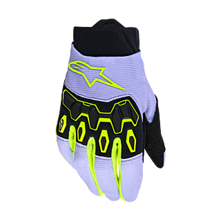 Alpinestars Kinder Crosshandschoenen 2026 Full Bore V2 - Paars / Fluo Geel