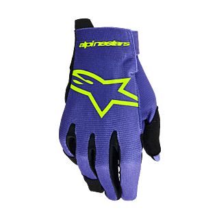 Alpinestars Kinder Crosshandschoenen 2026 Radar - Paars / Fluo Geel