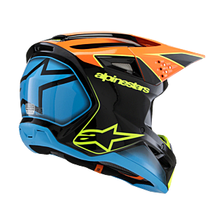 Alpinestars Kinder Crosshelm S-M3 Fray - Zwart / Oranje / Fluo Geel