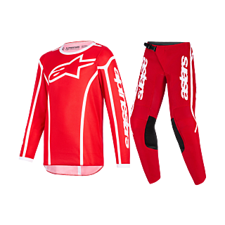 Alpinestars Kinder Crosskleding 2026 Fluid Apex - Rood / Wit