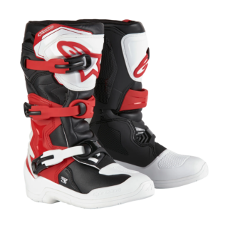 Alpinestars Kinder Crosslaarzen Tech 3S - Wit / Zwart / Rood