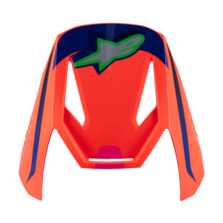Alpinestars Kinder Helmklep S-M3 Deegan - Oranje / Paars / Roze